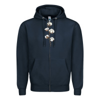Navy cotton Zipper Hoodie - BarkalooDesign