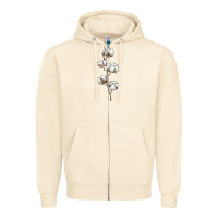 Sandshell cotton Zipper Hoodie - BarkalooDesign