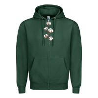Sports Green cotton Zipper Hoodie - BarkalooDesign