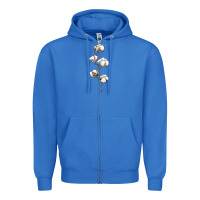 True Royal cotton Zipper Hoodie - BarkalooDesign