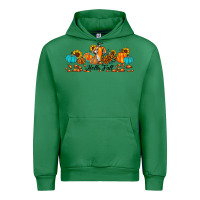 Emerald hello fall pumpkin sunflower Urban Hoodie - JahusDesignShop