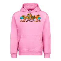 Fuchsia Pink hello fall pumpkin sunflower Urban Hoodie - JahusDesignShop