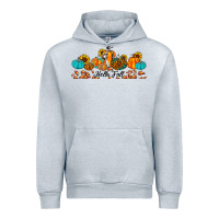 Heather Grey hello fall pumpkin sunflower Urban Hoodie - JahusDesignShop