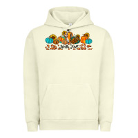 Pigment Pistachio hello fall pumpkin sunflower Urban Hoodie - JahusDesignShop