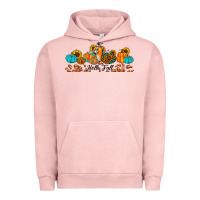 Pigment Salmon hello fall pumpkin sunflower Urban Hoodie - JahusDesignShop
