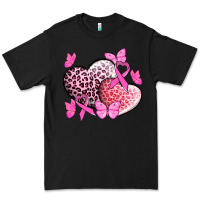 Black Cancer hearts Cancer Awaneress Premium Tee - HowdyJamesFarm