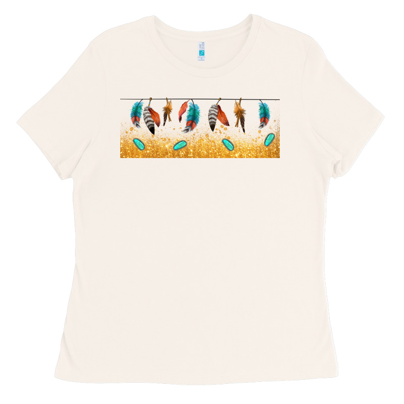 Native American Feathers Ladies Tee by TumblerDesignByShophia | Teevron