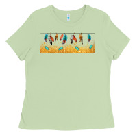 Matcha native American feathers Ladies Tee - TumblerDesignByShophia