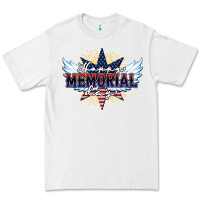 White happy memorial day Premium Tee - HowdyJamesFarm