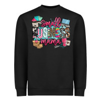 Black small business mama Heavyweight Sweatshirt - BarkalooDesign