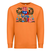 Carrot god bless america Premium Sweatshirt - AdoDesignShop