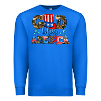 True Royal god bless america Premium Sweatshirt - AdoDesignShop