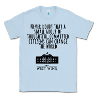 Dusty Blue West Wing My Favorite People Classic Tee - maiPhamDesign