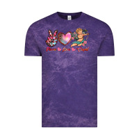 Cloud Purple peace love cupid Vintage Tee - RanaPortraitStore