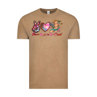 Vintage Coffee peace love cupid Vintage Tee - RanaPortraitStore