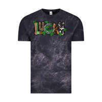 Cloud Black Lucky horseshoe St. Patrick's Day Vintage Tee - CowGirlArtShop