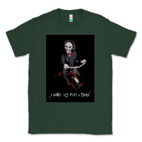 Sports Green Saw I Want To Play A Game Picture Classic Tee - maiPhamDesign
