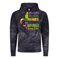 Cloud Black mardi gras parades beads Vintage Hoodie - FaDigitalArtStudio