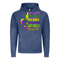 Vintage Denim mardi gras parades beads Vintage Hoodie - FaDigitalArtStudio