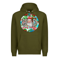 Army Green With god all things are possible Premium Hoodie - CowhideDigitalArt