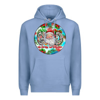 Colony Blue With god all things are possible Premium Hoodie - CowhideDigitalArt