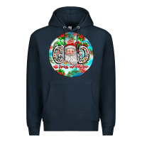 Navy With god all things are possible Premium Hoodie - CowhideDigitalArt