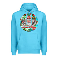 Ocean Blue With god all things are possible Premium Hoodie - CowhideDigitalArt