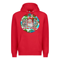 Red With god all things are possible Premium Hoodie - CowhideDigitalArt
