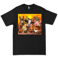 Black farm animal Premium Tee - TumblerDesignByShophia