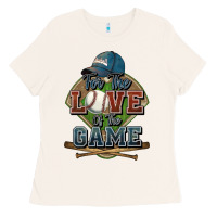 Bone for the love of the game baseball Ladies Tee - HowdyJamesFarm