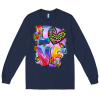 Navy Love pride Long Sleeve Tee - FaDigitalArtStudio