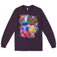 Plum Love pride Long Sleeve Tee - FaDigitalArtStudio