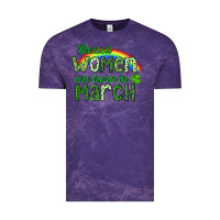 Cloud Purple Blessed women are born in March Vintage Tee - CowGirlArtShop