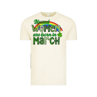 Vintage Arctic Blessed women are born in March Vintage Tee - CowGirlArtShop