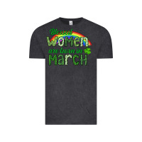 Vintage Black Blessed women are born in March Vintage Tee - CowGirlArtShop