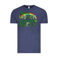 Vintage Denim Blessed women are born in March Vintage Tee - CowGirlArtShop