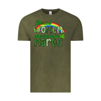 Vintage Olive Blessed women are born in March Vintage Tee - CowGirlArtShop
