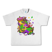 Louisiana Map Mardi Gras Olivia Urban Heavy Tee | Teevron