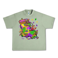 Oil Green louisiana map mardi gras olivia Urban Heavy Tee - OliviaCreatesArt