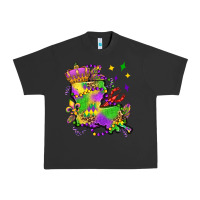 Pigment Black louisiana map mardi gras olivia Urban Heavy Tee - OliviaCreatesArt