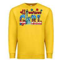 Lemon all american girl Premium Sweatshirt - AdoDesignShop