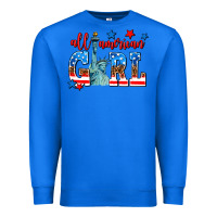 True Royal all american girl Premium Sweatshirt - AdoDesignShop