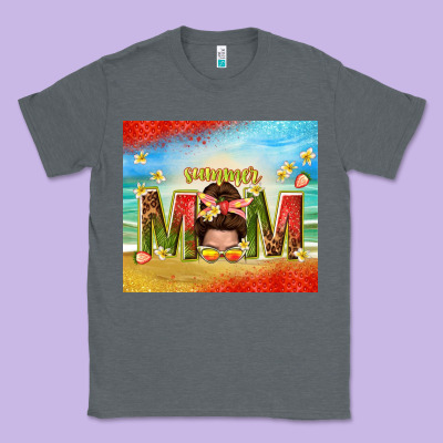 Summer Mom Classic Tee Designed By Tumblerdesignbyshophia