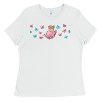 White butterflies and mom Ladies Tee - TumblerDesignByShophia