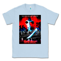 Dusty Blue Vintage Classic  Horror film Art Characters Mens Womens Classic Tee - maiPhamDesign