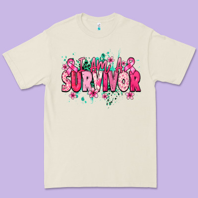I Am A Survivor Cancere Awareness Premium Tee Designed By Howdyjamesfarm