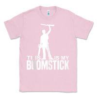 Bubblegum Pink this is my boomstick shotgun chainsaw dead evil halloween tank top Classic Tee - maiPhamDesign