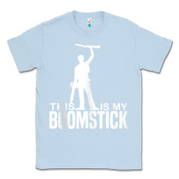 Dusty Blue this is my boomstick shotgun chainsaw dead evil halloween tank top Classic Tee - maiPhamDesign