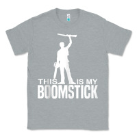 Heather Grey this is my boomstick shotgun chainsaw dead evil halloween tank top Classic Tee - maiPhamDesign