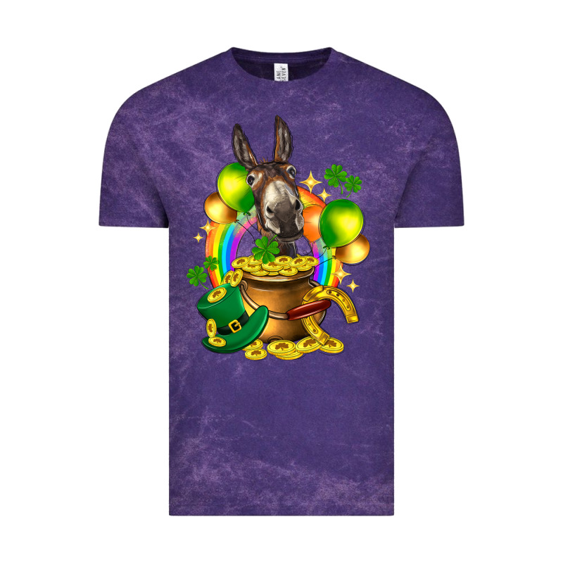 St. Patrick's Donkey With Balloon Vintage Tee by HowdyJamesFarm | Teevron